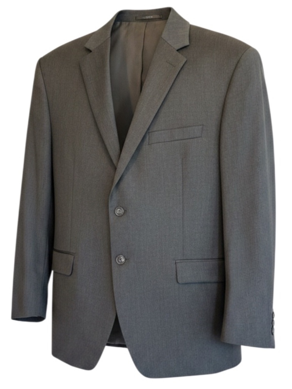 Calvin Klein 100% Wool Stretch Slim Suit and Pants – Charcoal